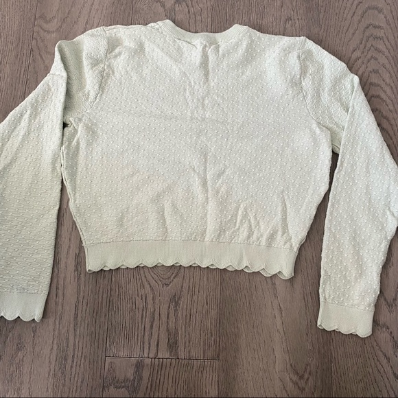 COPY - Cropped ZARA light green sweater - Picture 4 of 5